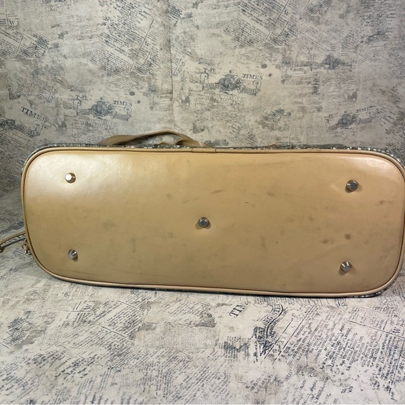 Roberta Gandolfi Leather Python Print Laced Sides tote bag - Picture 5 of 15